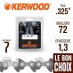 Chaîne tronçonneuse Kerwood 72 maillons 325", 1,3 mm. Semi-Chisel